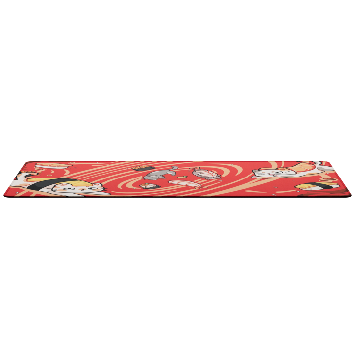 Dark Project Sushi Cats Red Mousepad XL - sklep Onionite.pl