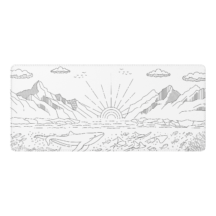 Dark Project Terra Nostra Mousepad White - sklep Onionite.pl