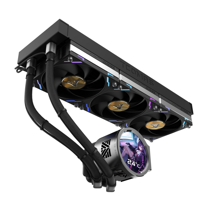 Chłodzenie TCOMAS LX800 PRO 360 Black 3x120mm - sklep Onionite.pl
