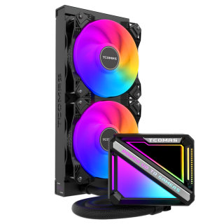 Chłodzenie TCOMAS LE200 240 Black 2x120mm - sklep Onionite.pl