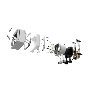 Chłodzenie TCOMAS LE200 240 White 2x120mm - sklep Onionite.pl