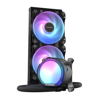 Chłodzenie TCOMAS LE100 240 Black 2x120mm - sklep Onionite.pl