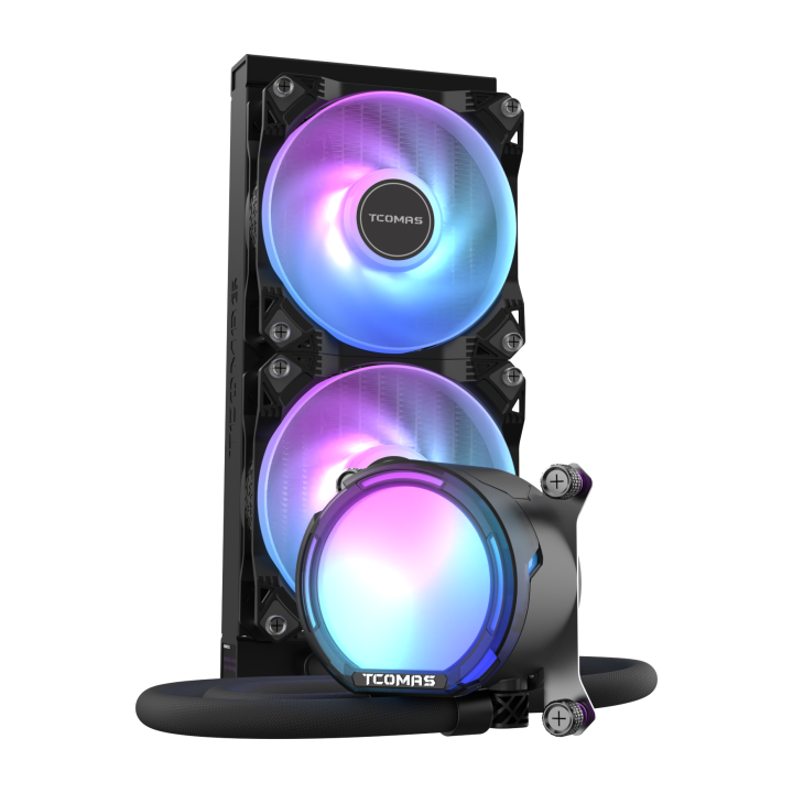 Chłodzenie TCOMAS LE100 240 Black 2x120mm - sklep Onionite.pl