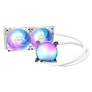Chłodzenie TCOMAS LE100 240 White 2x120mm - sklep Onionite.pl