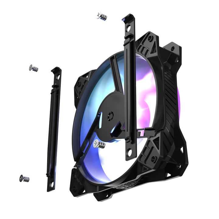 Chłodzenie TCOMAS SJ-R400 4HP 120mm ARGB Black - sklep Onionite.pl