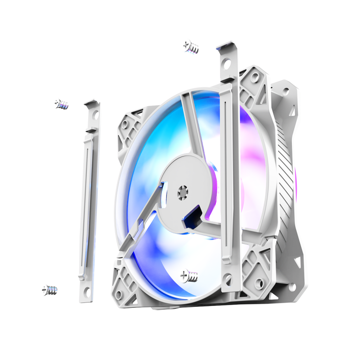 Chłodzenie TCOMAS SJ-R400 4HP 120mm ARGB White - sklep Onionite.pl