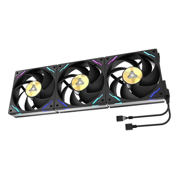 Wentylatory TCOMAS FC700 PRO 120mm ARGB Black 3-pack - sklep Onionite.pl
