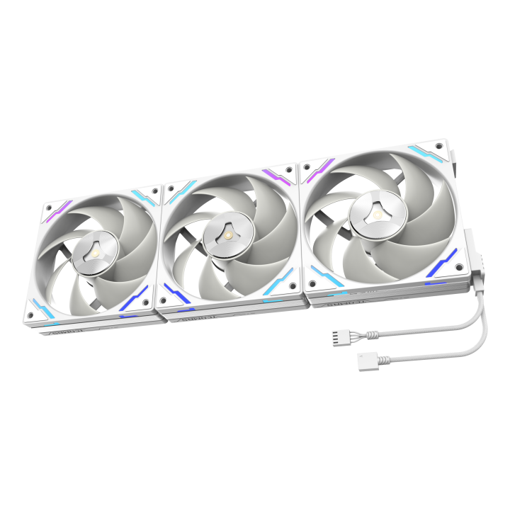 Wentylatory TCOMAS FC700 PRO 120mm ARGB White 3-pack - sklep Onionite.pl