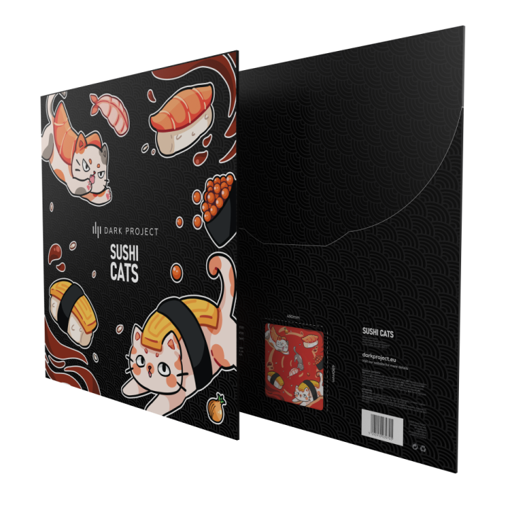 Dark Project Sushi Cats Pro Mousepad L