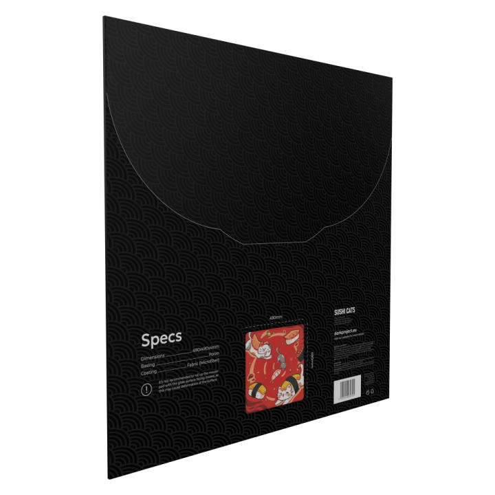 Dark Project Sushi Cats Pro Mousepad L