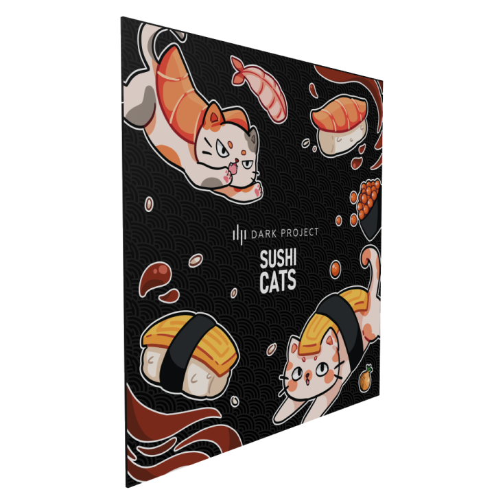 Dark Project Sushi Cats Pro Mousepad L