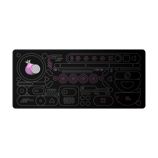 Dark Project Onionite Dark Pattern Mousepad XL - sklep Onionite.pl