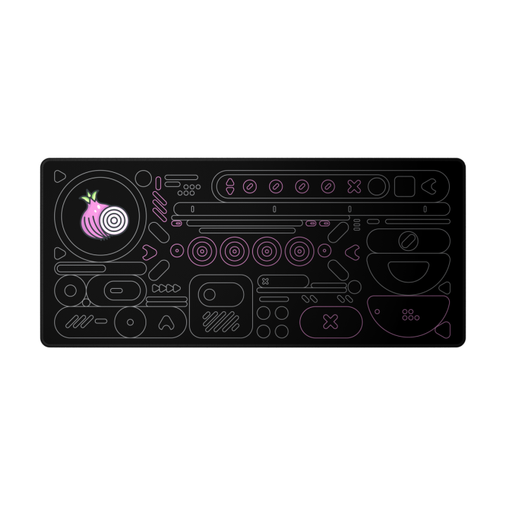 Dark Project Onionite Dark Pattern Mousepad XL - sklep Onionite.pl