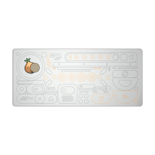 Dark Project Onionite Light Pattern Mousepad XL - sklep Onionite.pl