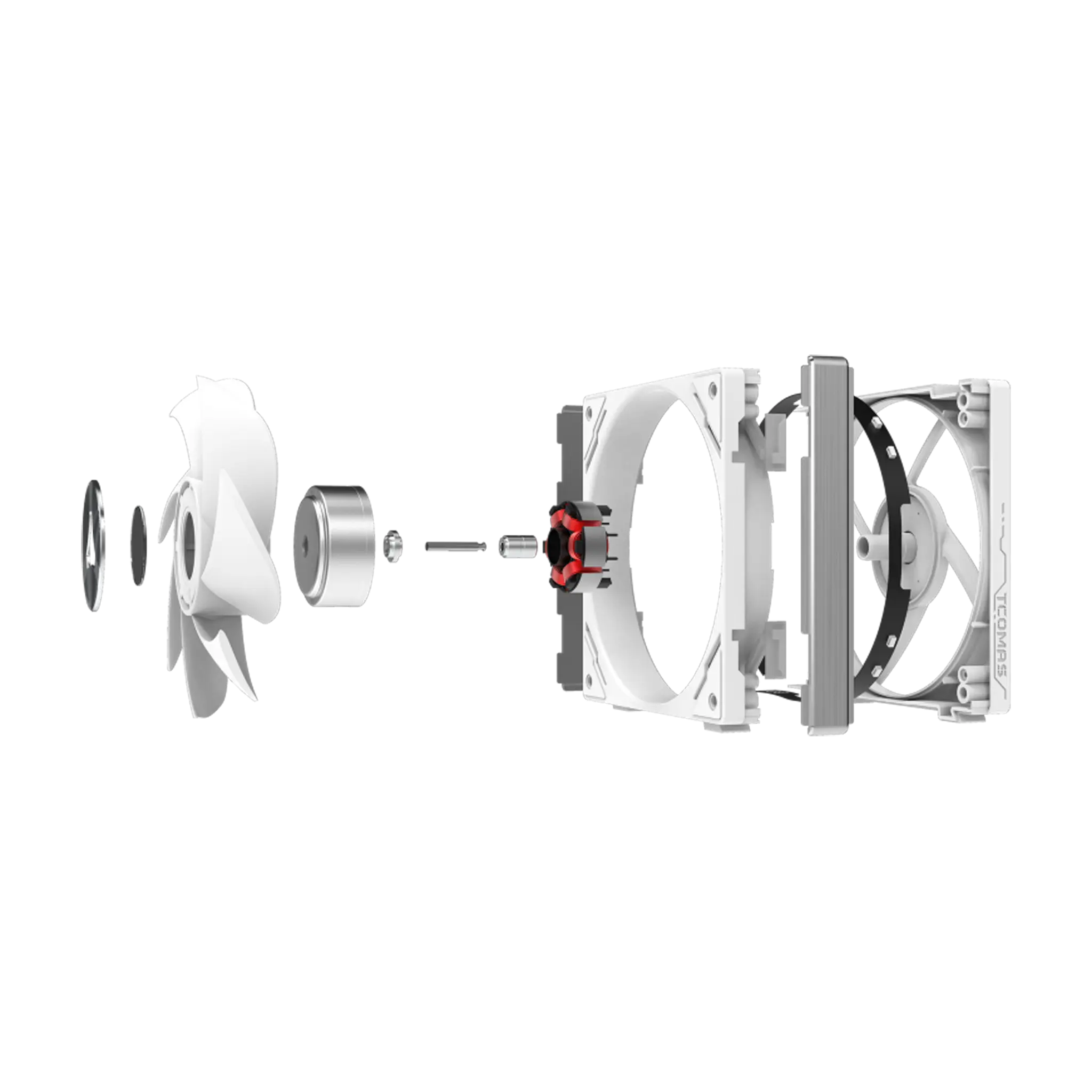 TCOMAS FC700 PRO 120mm ARGB White
