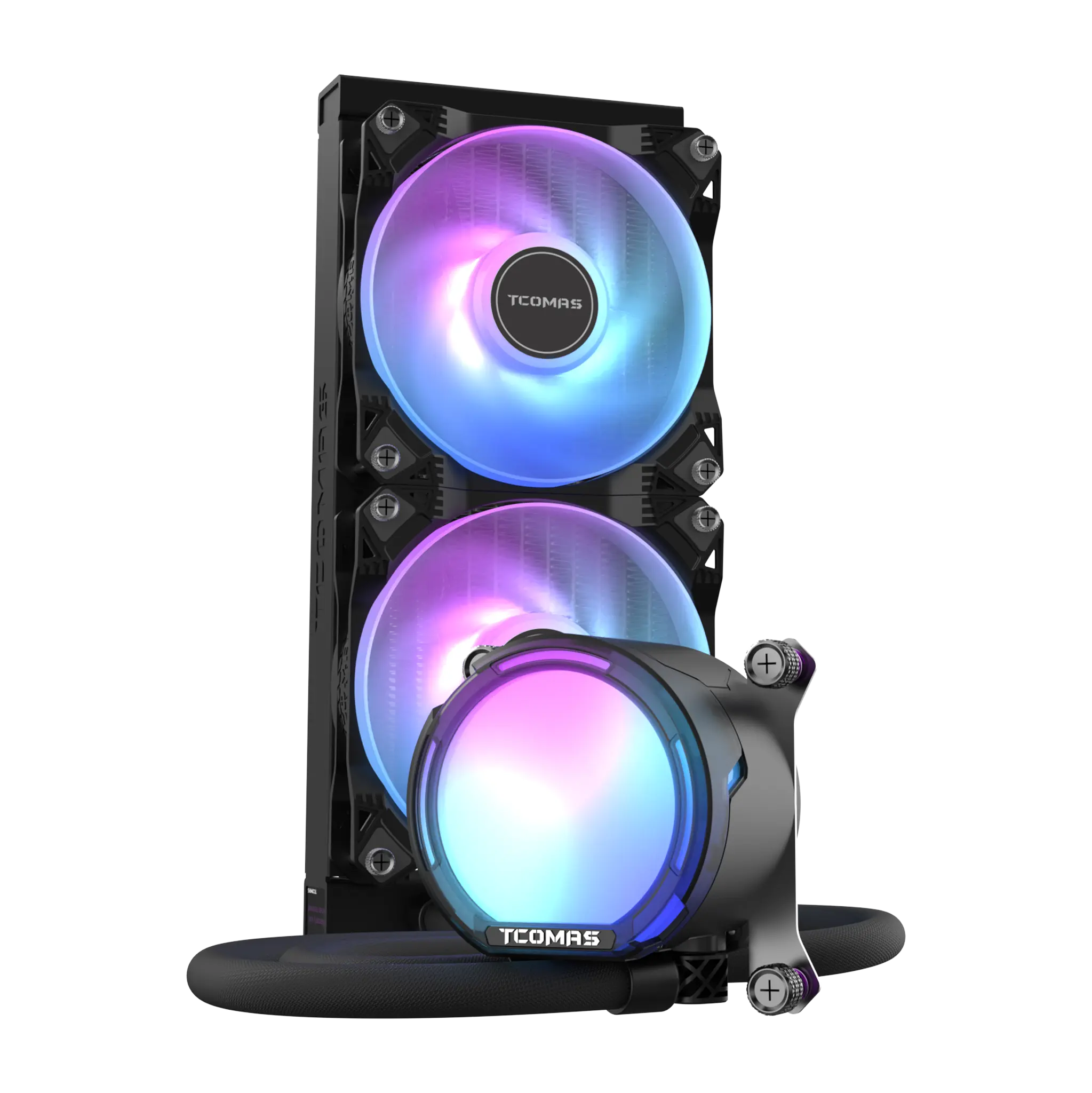 TCOMAS LE100 240 Black 2x120mm