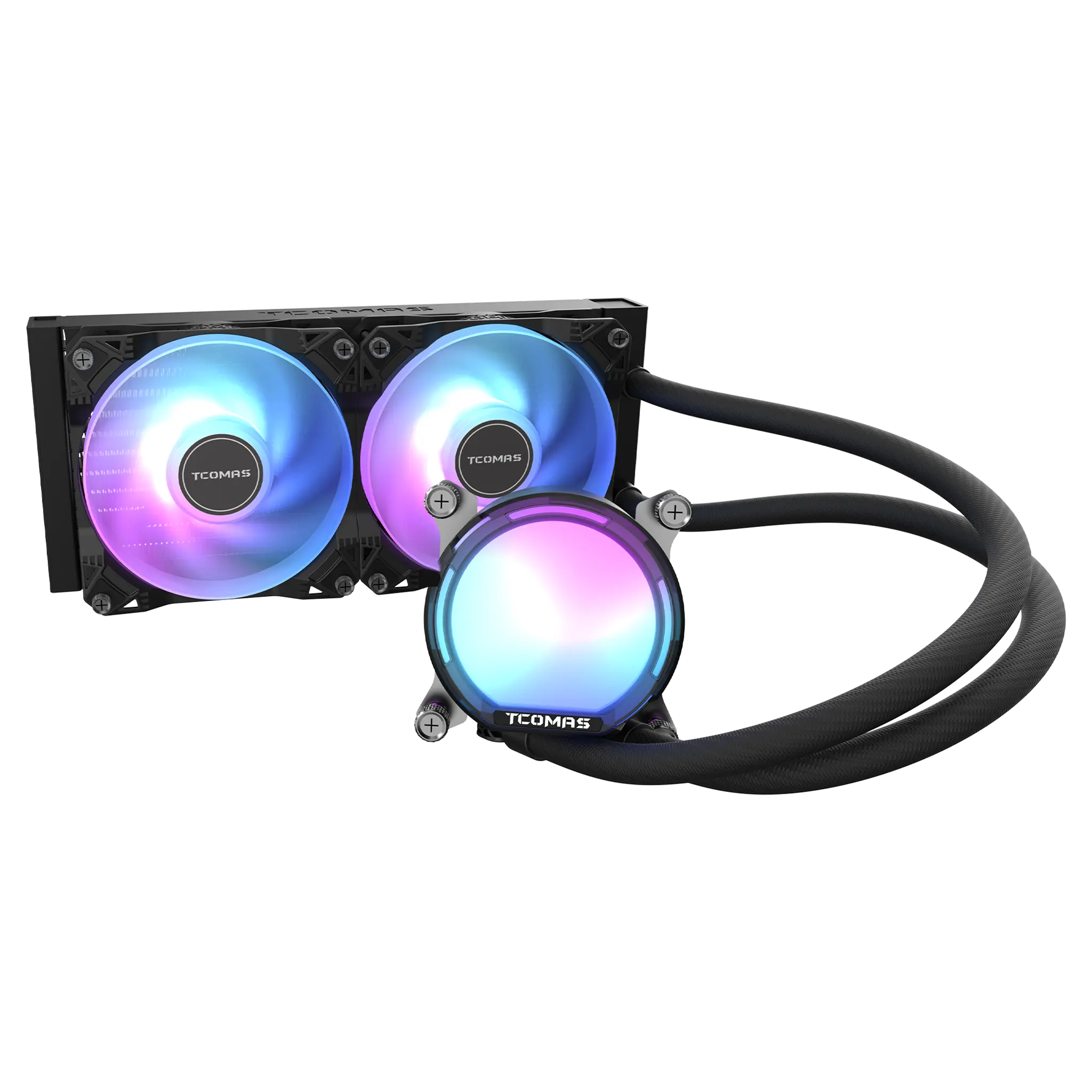 TCOMAS LE100 240 Black 2x120mm