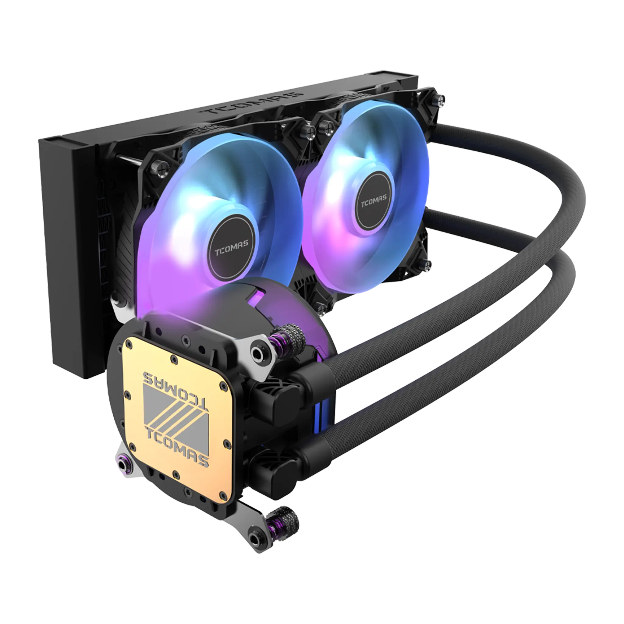 TCOMAS LE100 240 Black 2x120mm