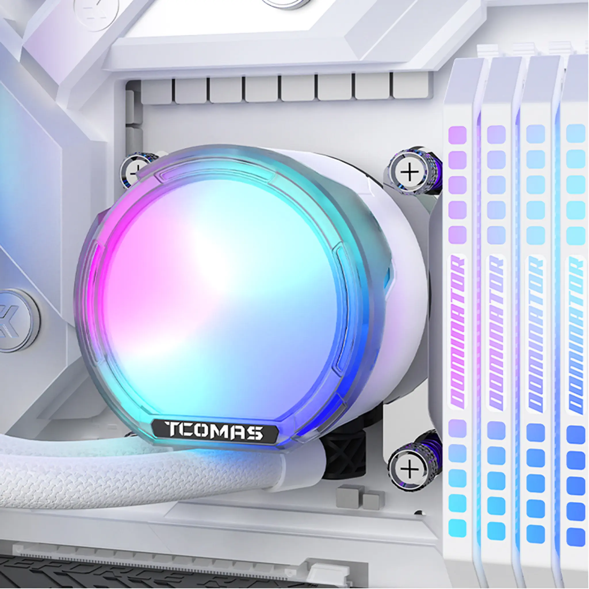 TCOMAS LE100 240 White 2x120mm