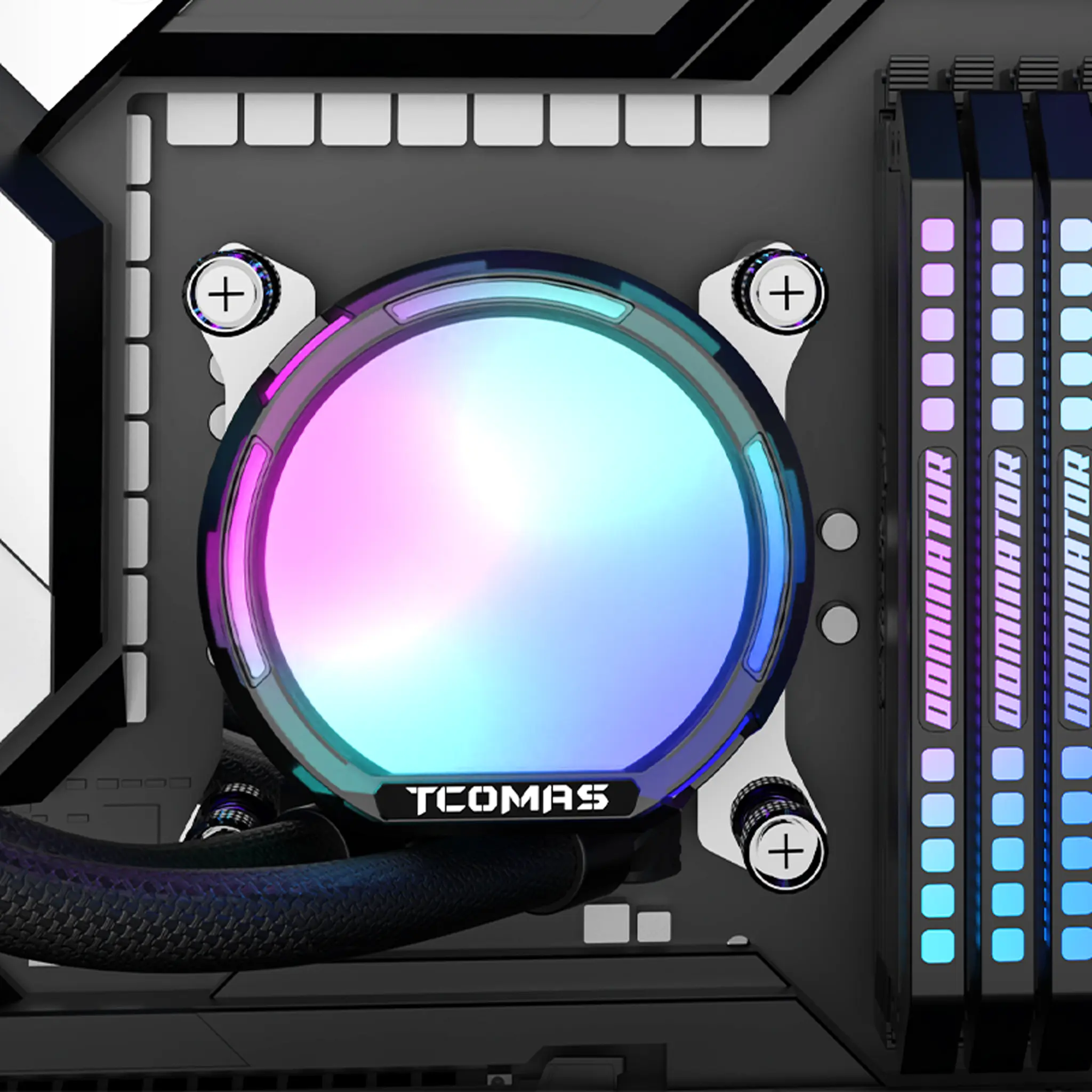 TCOMAS LE100 360 Black 3x120mm