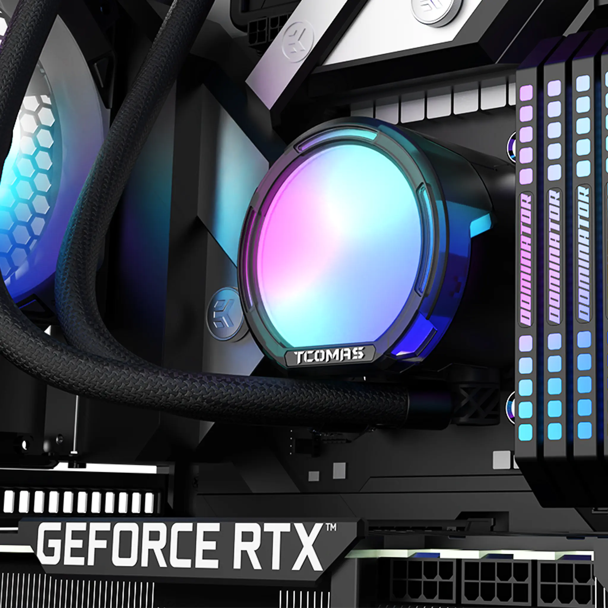 TCOMAS LE100 360 Black 3x120mm