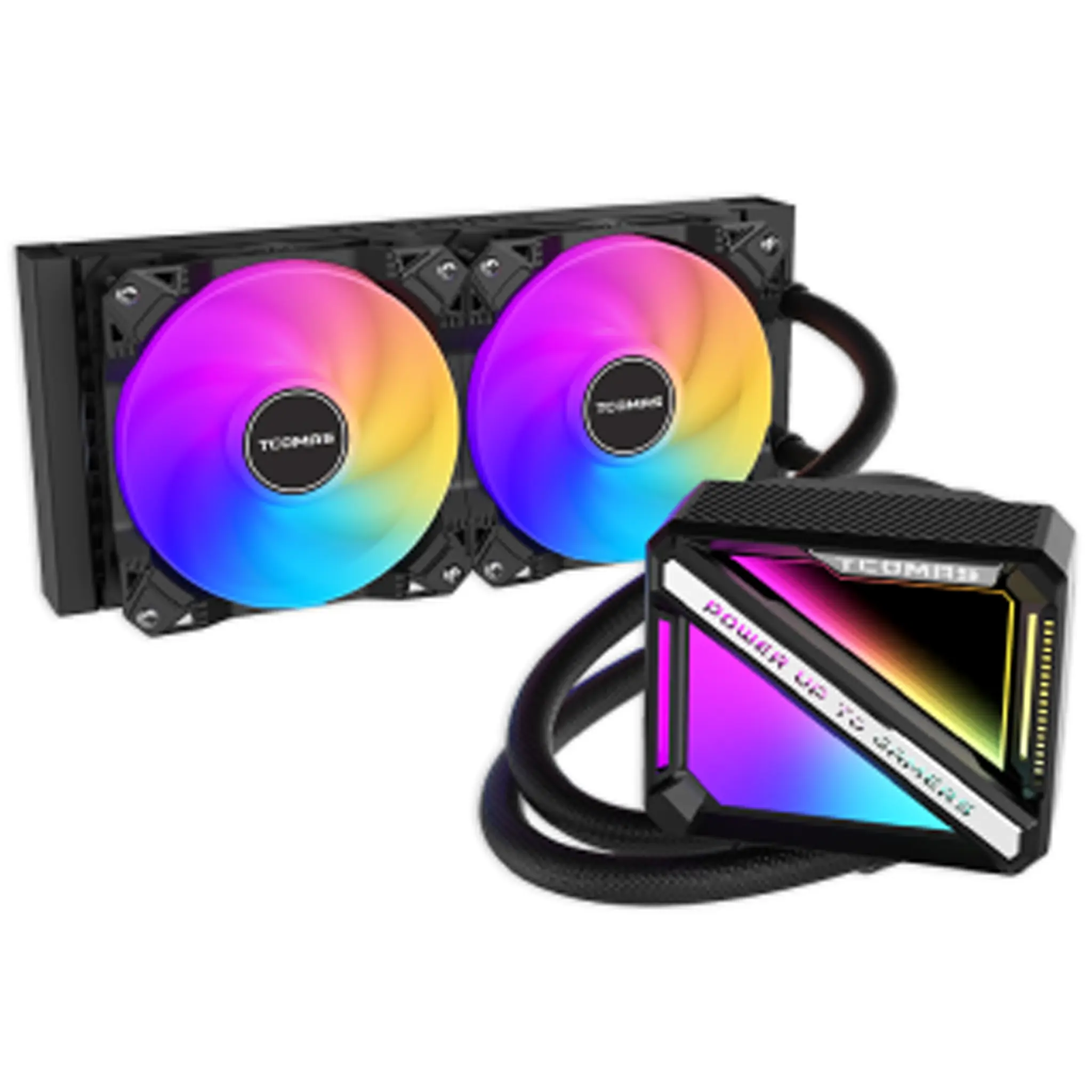 TCOMAS LE200 240 Black 2x120mm