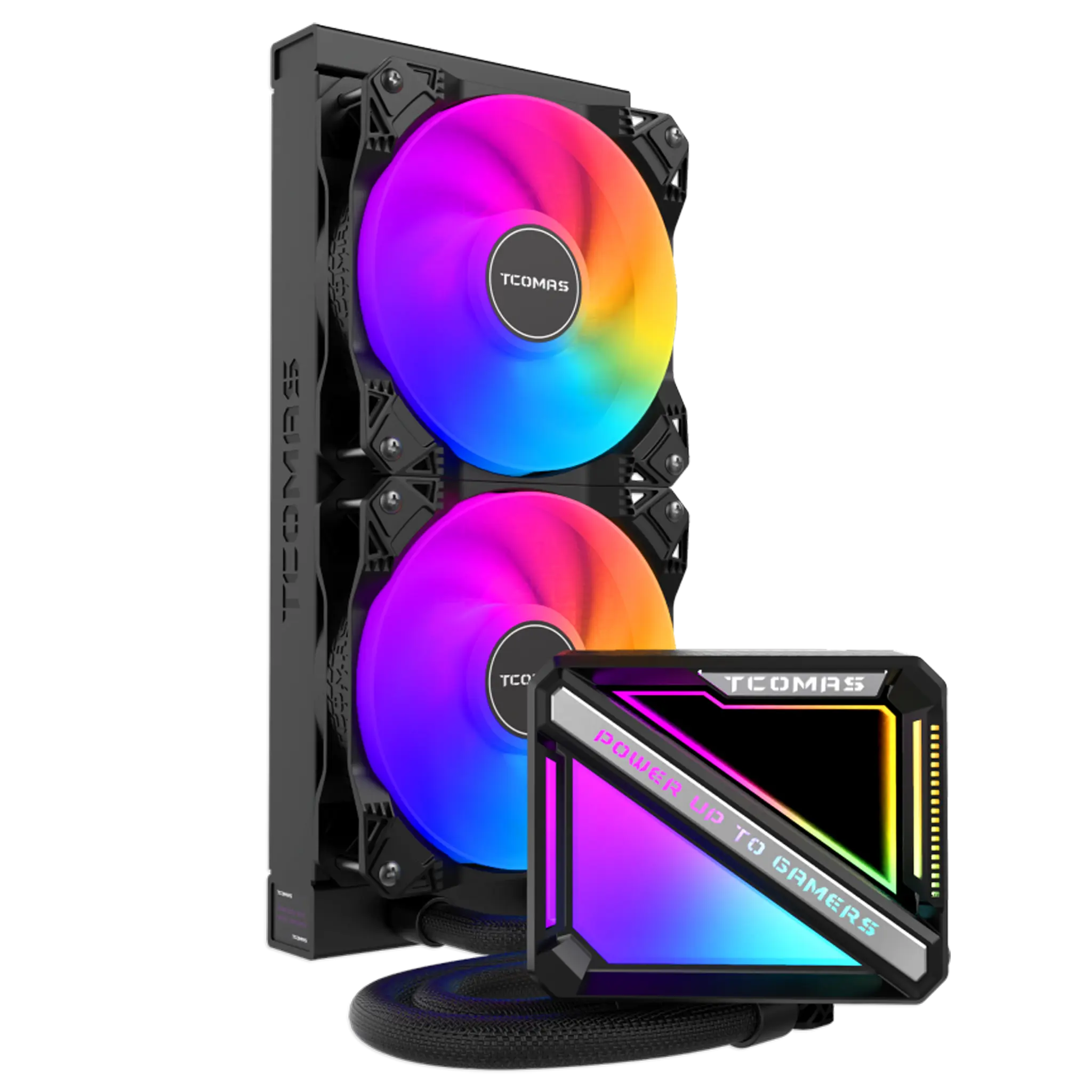 TCOMAS LE200 240 Black 2x120mm