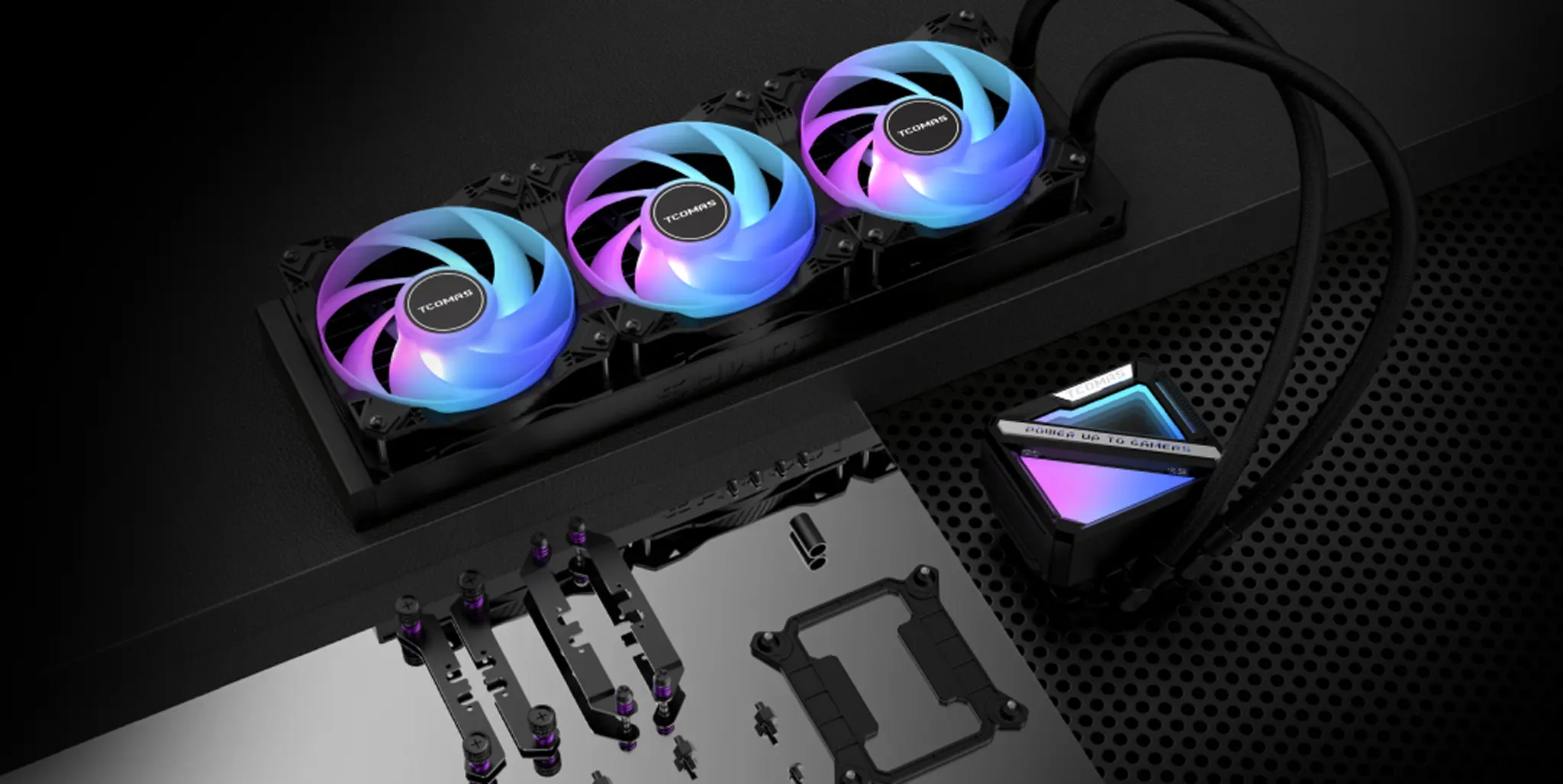 TCOMAS LE200 360 Black 3x120mm