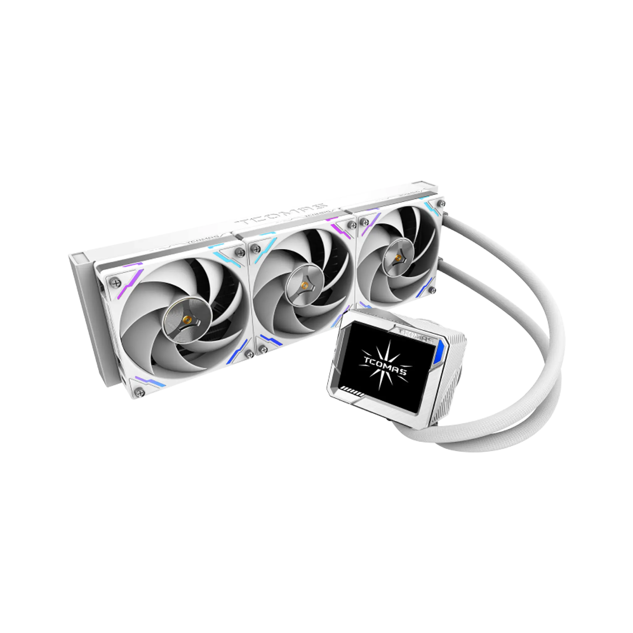 TCOMAS LG700 PRO 360 White 3x120mm