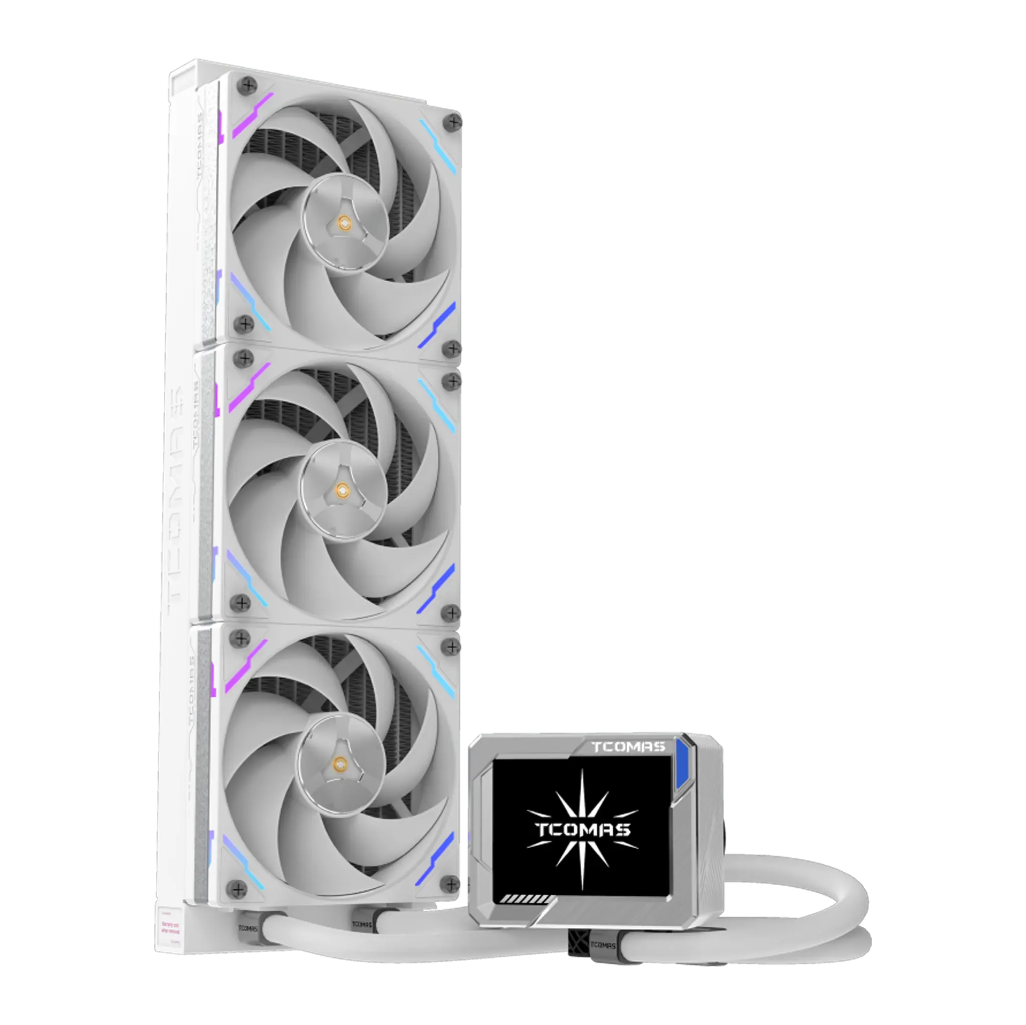 TCOMAS LG700 PRO 360 White 3x120mm