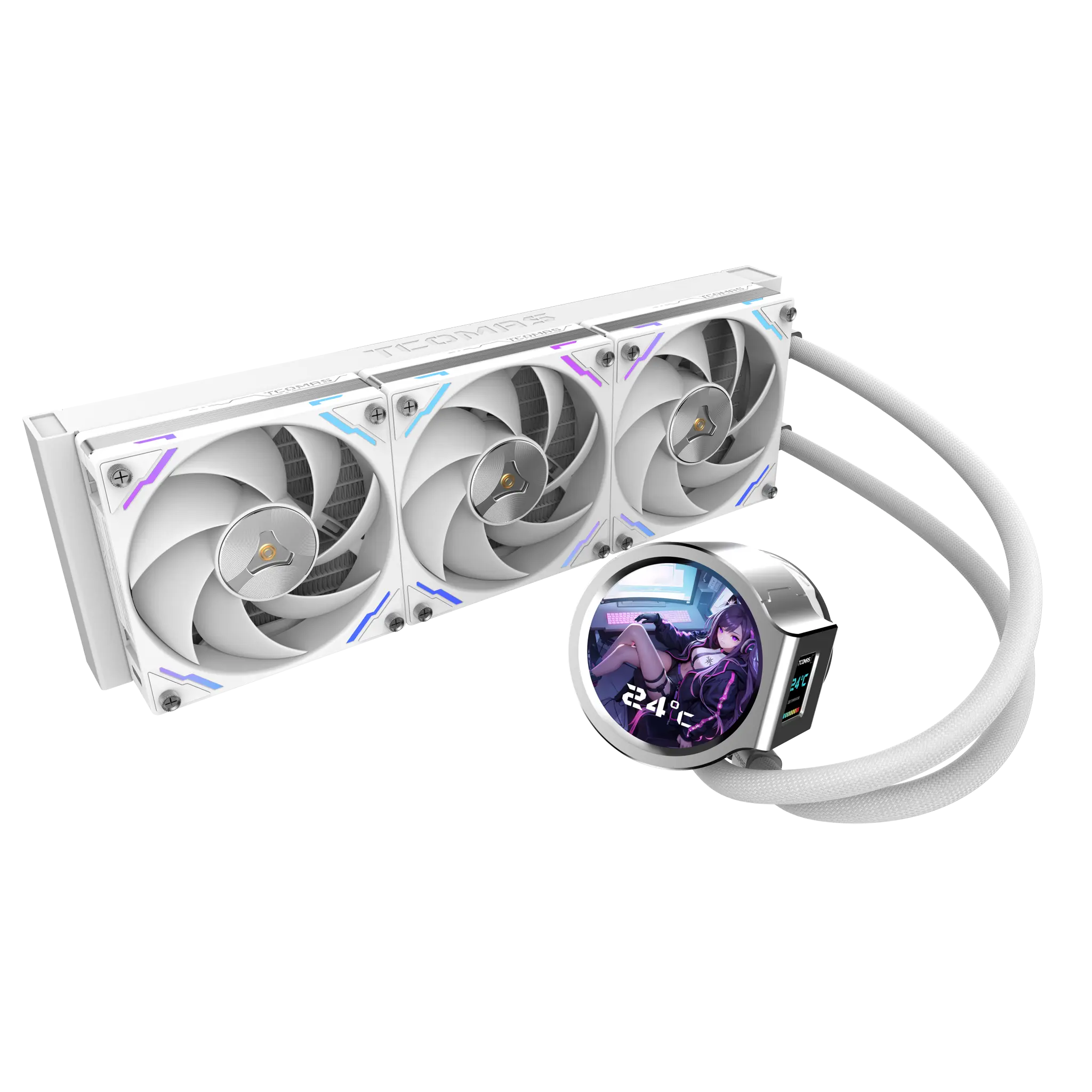 TCOMAS LX800 PRO 360 White 3x120mm