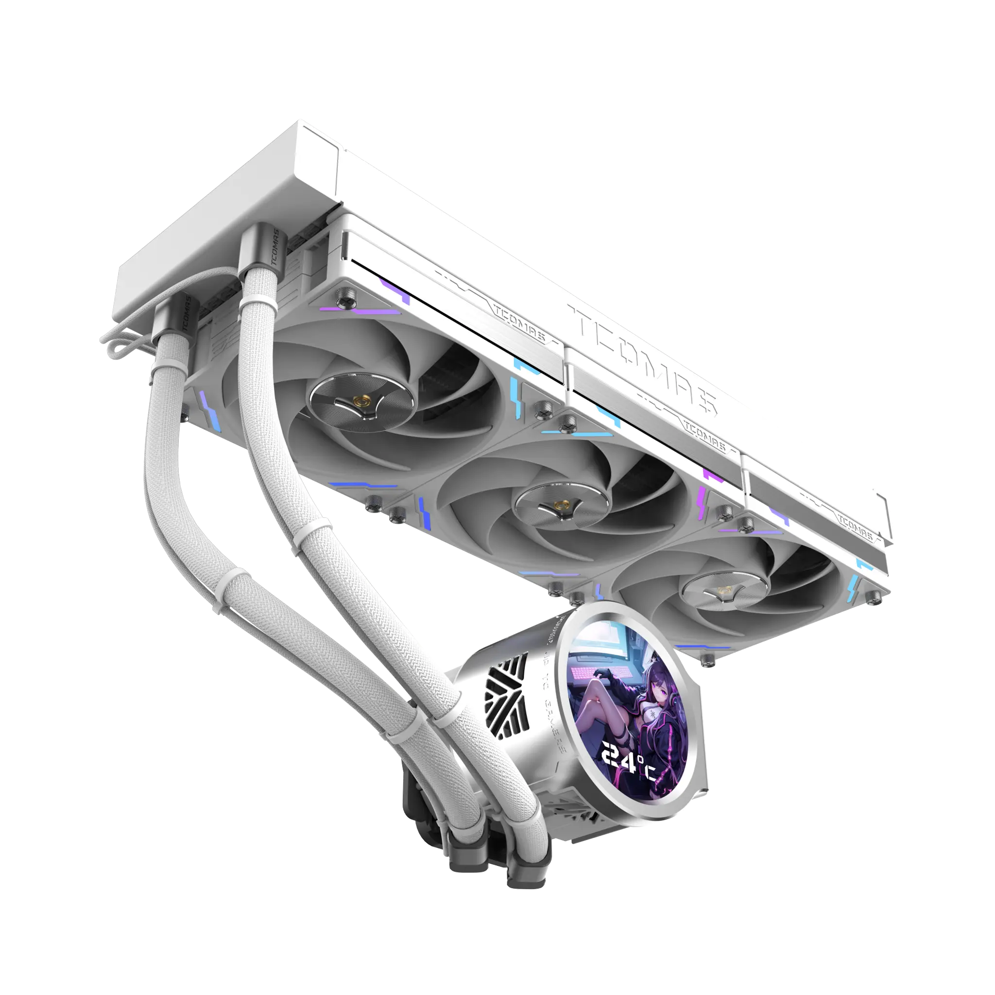 TCOMAS LX800 PRO 360 White 3x120mm