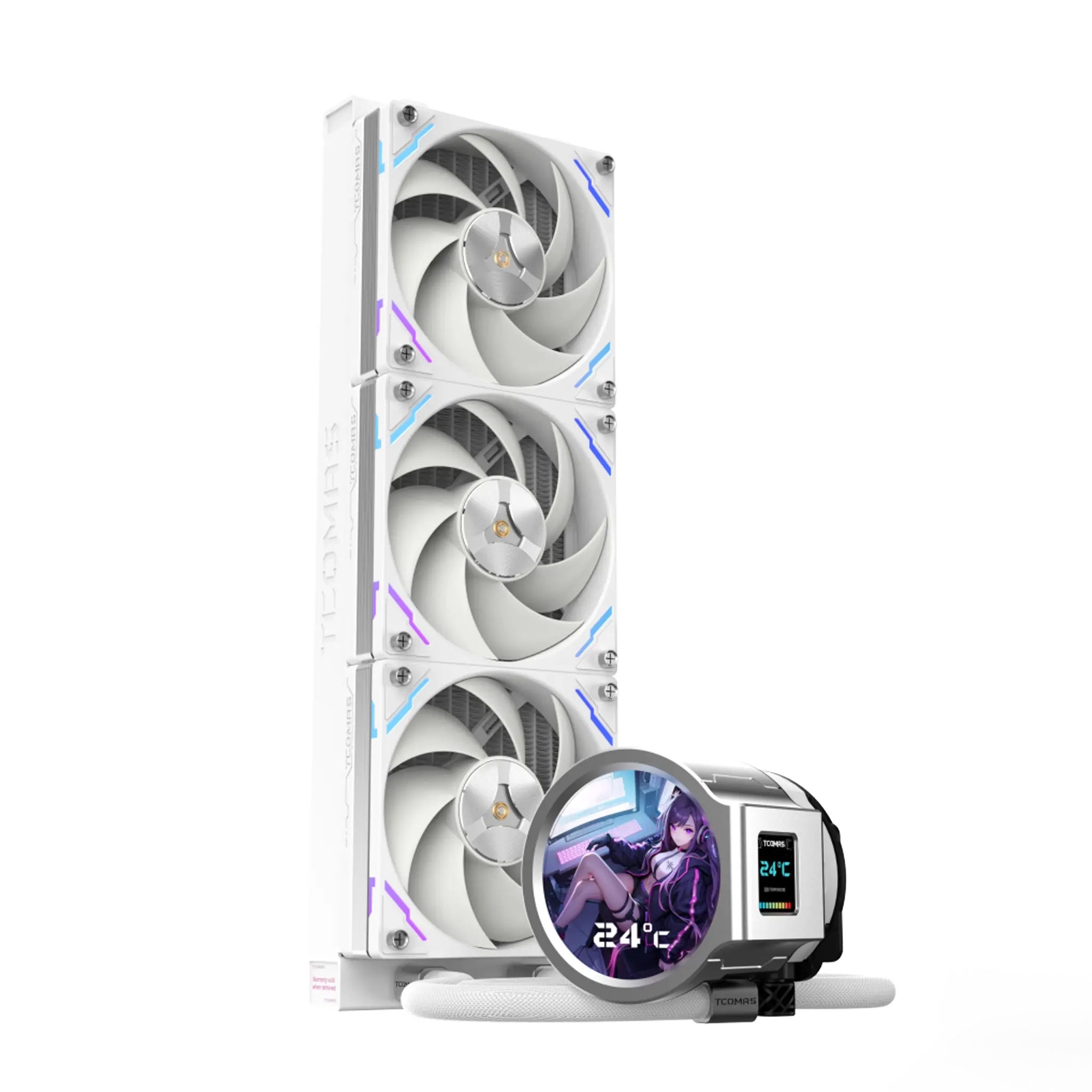 TCOMAS LX800 PRO 360 White 3x120mm