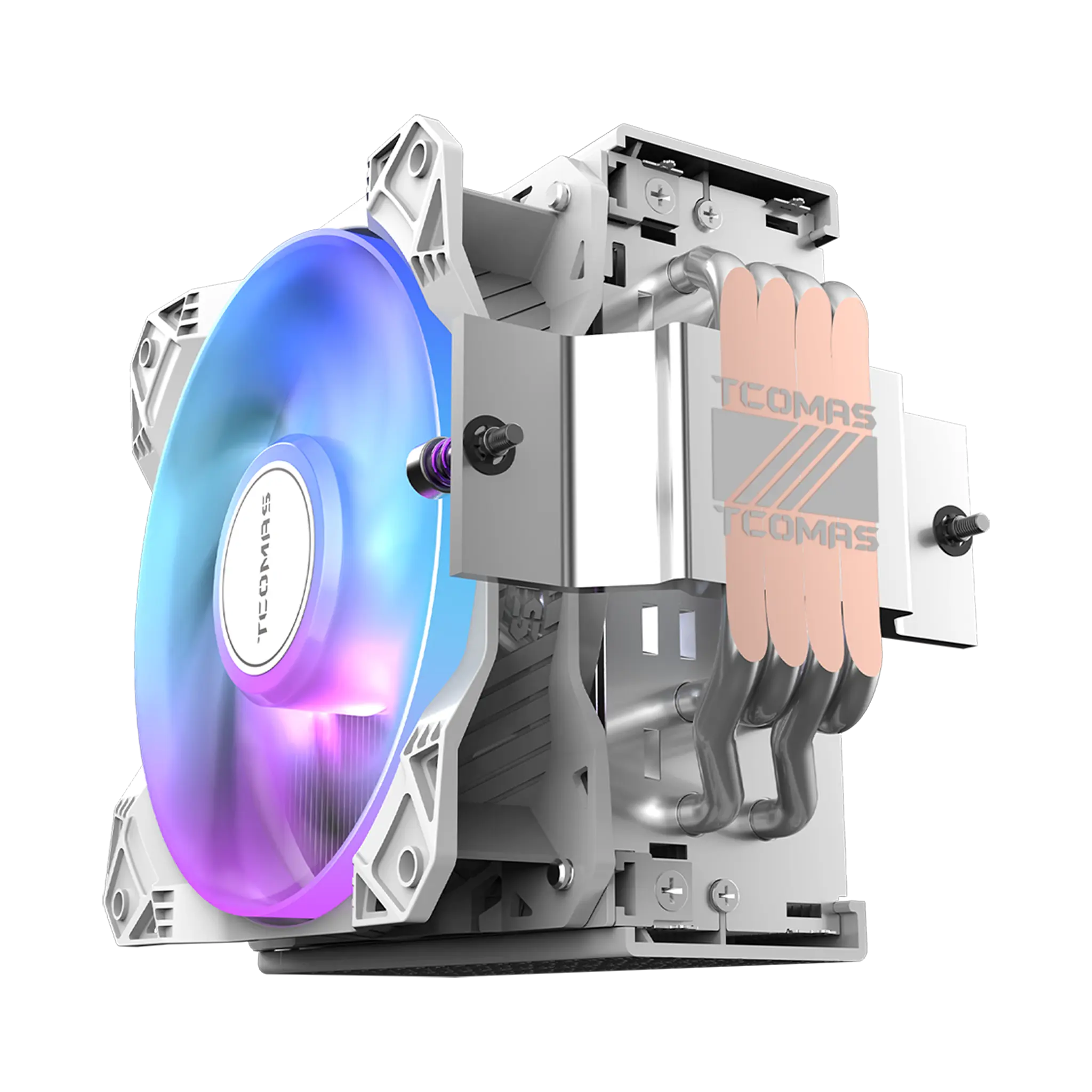 TCOMAS SJ-R400 4HP 120mm ARGB White